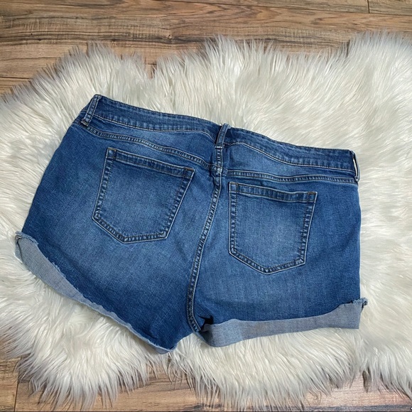 Torrid High Rise Distressed Jean Shorts - Picture 12 of 16